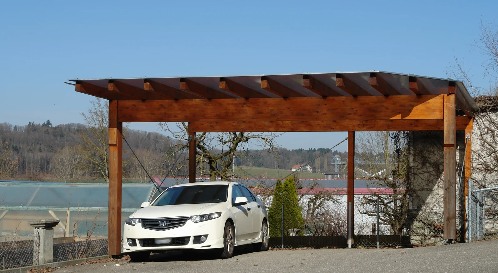 Carport ohne Wände
