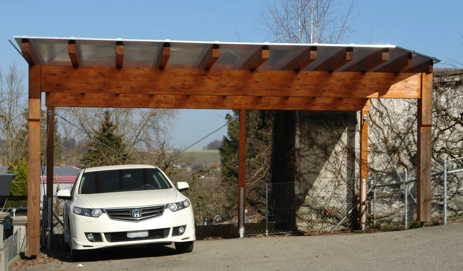 Carport ohne Wände – Detail
